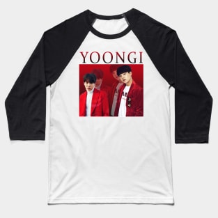 BTS - Yoongi retro vintage style Baseball T-Shirt